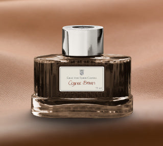 GRAF VON FABER-CASTELL Ink Bottle 75mL - Cognac Brown