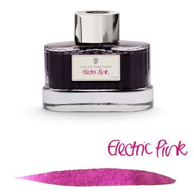 GRAF VON FABER-CASTELL Fountain Pen Ink Bottle 75mL - Electric Pink