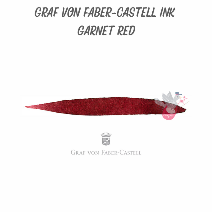 GRAF VON FABER-CASTELL Fountain Pen Ink - 2mL SAMPLE - Garnet Red