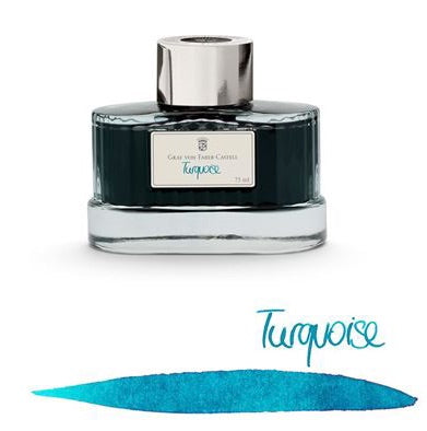 GRAF VON FABER-CASTELL Fountain Pen Ink Bottle 75mL - Turquoise