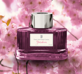 GRAF VON FABER-CASTELL Fountain Pen Ink Bottle 75mL - Yozakura (Cherry Blossom)