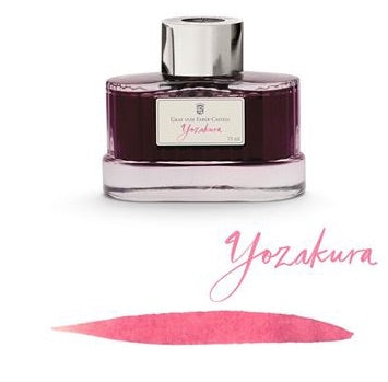 GRAF VON FABER-CASTELL Fountain Pen Ink Bottle 75mL - Yozakura (Cherry Blossom)