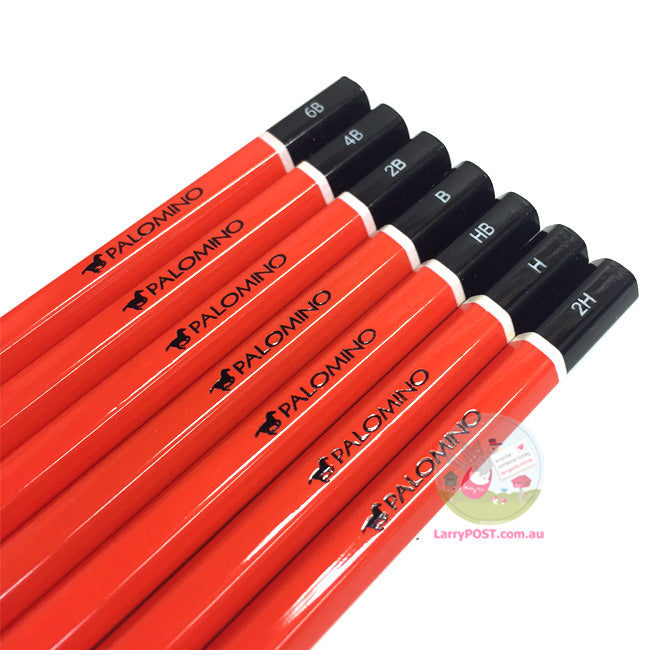 PALOMINO Graded Graphite Pencils - Orange 2H - 6B - Singles