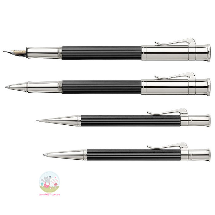 GRAF VON FABER-CASTELL Classic Ebony Fountain Pen (includes converter) - Medium