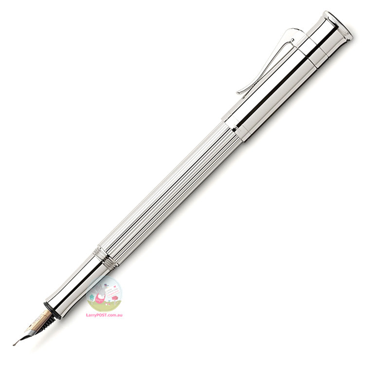 GRAF VON FABER-CASTELL Classic Platinum Plated Fountain Pen