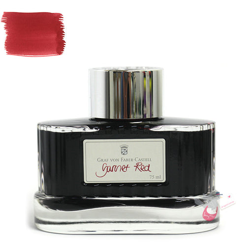 GRAF VON FABER-CASTELL Ink Bottle 75mL - Garnet Red