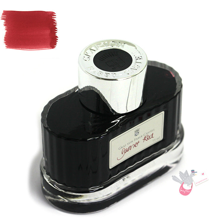 GRAF VON FABER-CASTELL Ink Bottle 75mL - Garnet Red