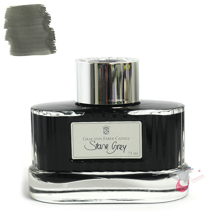 GRAF VON FABER-CASTELL Fountain Pen Ink Bottle 75mL - Stone Grey