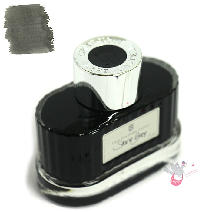 GRAF VON FABER-CASTELL Fountain Pen Ink Bottle 75mL - Stone Grey