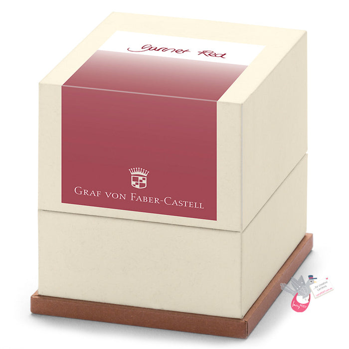 GRAF VON FABER-CASTELL Fountain Pen Ink - Garnet Red - 20 Cartridges