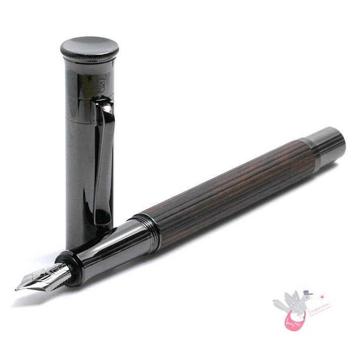 GRAF VON FABER-CASTELL Classic Macassar Fountain Pen (includes converter) - Fine