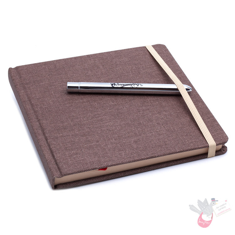 HAHNEMUEHLE Toned Watercolour Sketchbook - 200gsm - 60 pages - Square - Tan