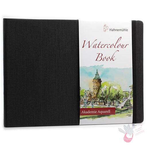 HAHNEMUEHLE Akademie Watercolour Sketchbook - 200gsm - 60 pages - A4 Landscape