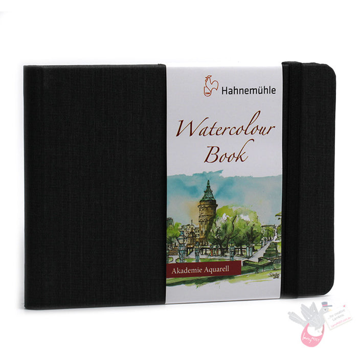 HAHNEMUEHLE Akademie Watercolour Sketchbook - 200gsm - 60 pages - A6 Landscape