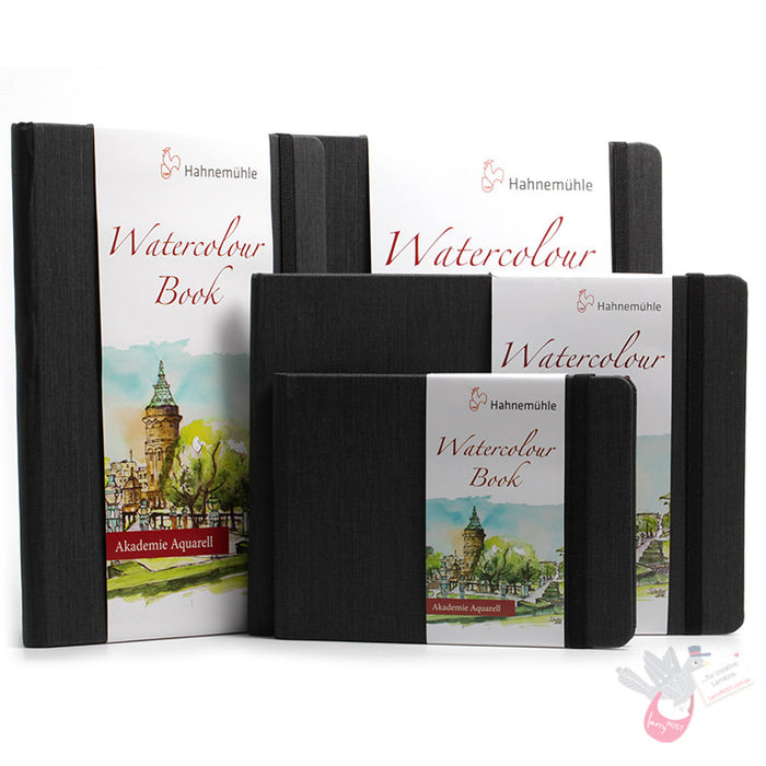 HAHNEMUEHLE Akademie Watercolour Sketchbook - 200gsm - 60 pages - A5 Portrait