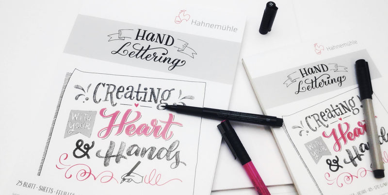 HAHNEMUEHLE Hand Lettering Block 170gsm (25 Sheets) - A4