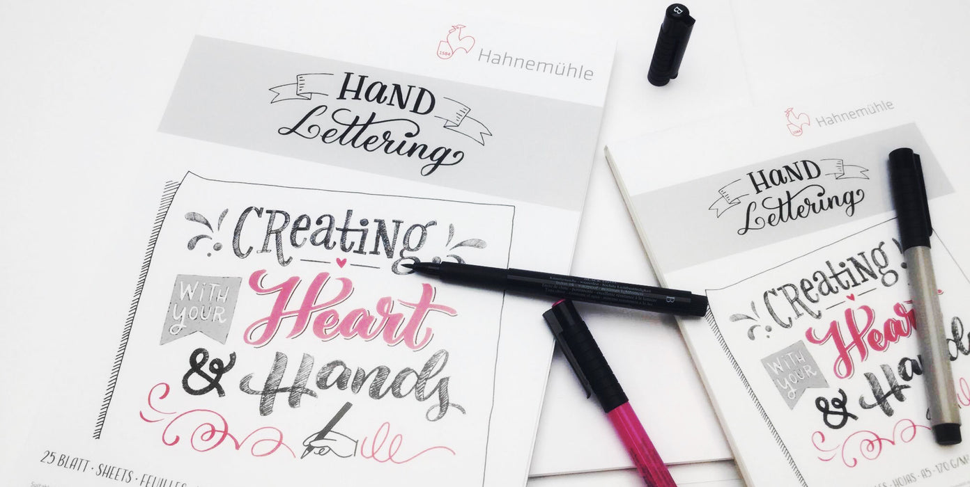 HAHNEMUEHLE Hand Lettering Block 170gsm (25 Sheets) - A4