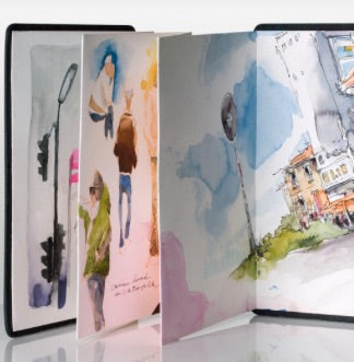 HAHNEMUEHLE ZigZag Watercolour Sketchbook - 300gsm - 18 pages - A5