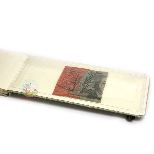 HAND-BOOK JOURNAL CO - Travelogue Series - Watercolour Journal (300gsm) - Pocket Panorama (9 x 21cm) - Grey Linen