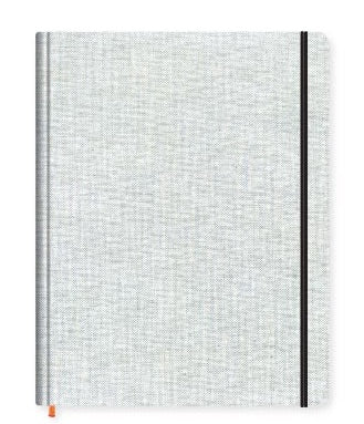 HAND-BOOK JOURNAL CO - Travelogue Series - Watercolour Journal (200gsm) - Grand Portrait (10.5 x 8.25" / 27 x 21cm) - Grey Linen