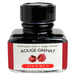 HERBIN "Jewel of Inks" Fountain Pen Ink - 30mL (with pen rest) - Rouge Grenat (Garnet Red)