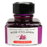 HERBIN "Jewel of Inks" Fountain Pen Ink - 30mL (with pen rest) - Rose Cyclamen