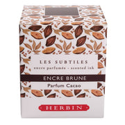 HERBIN Scented Fountain Pen Ink - 30mL (with pen rest) - Brown/Cacao (Coffee)