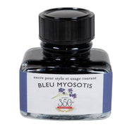 HERBIN "Jewel of Inks" Fountain Pen Ink - 30mL (with pen rest) - Bleu Myosotis (Forget-Me-Not)