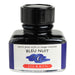 HERBIN "Jewel of Inks" Fountain Pen Ink - 30mL (with pen rest) - Bleu Nuit (Night Blue)