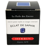 HERBIN "Jewel of Inks" Fountain Pen Ink - 30mL (with pen rest) - Saphir (Sapphire Blue)