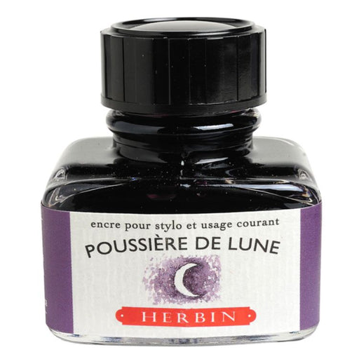 HERBIN "Jewel of Inks" Fountain Pen Ink - 30mL (with pen rest) - Poussiere De Lune (Moon Dust)