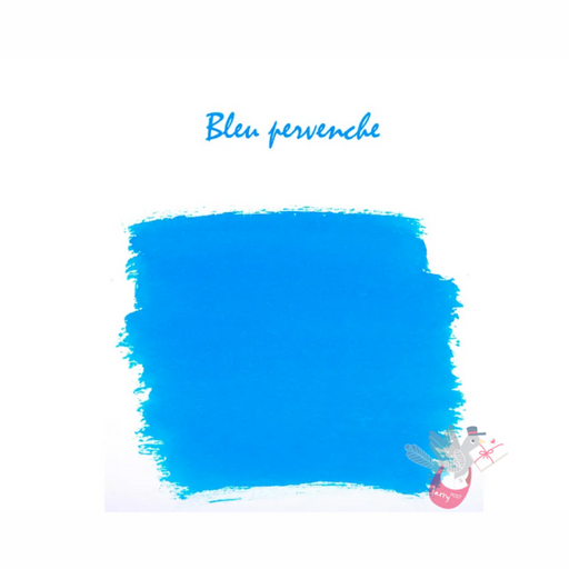 HERBIN "Jewel of Inks" Fountain Pen Ink - 30mL (with pen rest) - Bleu Pervenche (Periwinkle Blue)