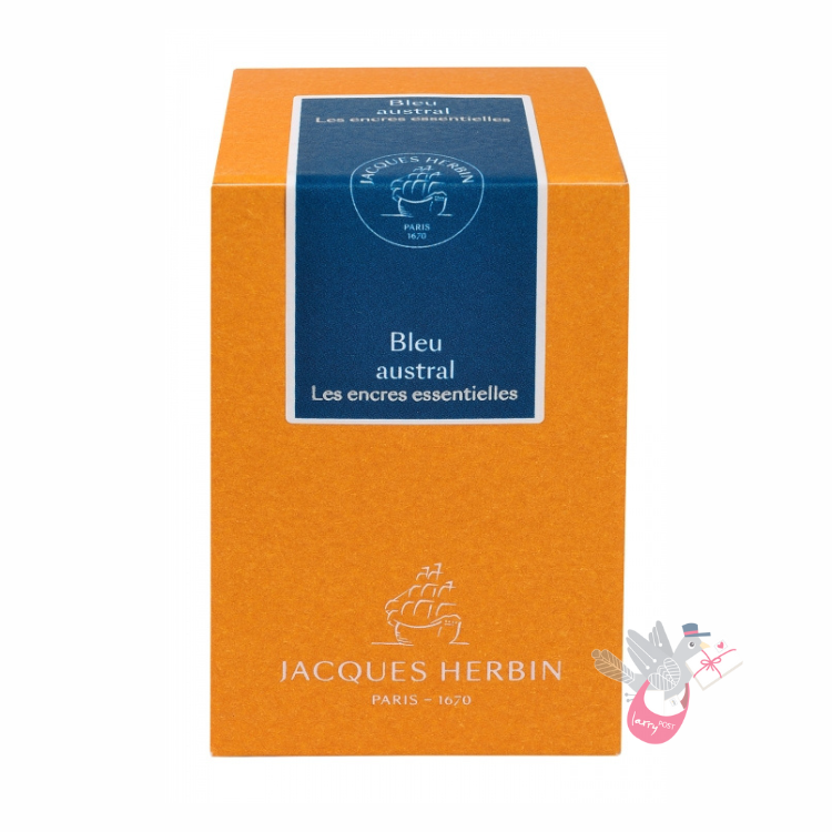 HERBIN Prestige - The Essentials - Fountain Pen Ink - 50mL - Bleu Austral (Southern Ocean)