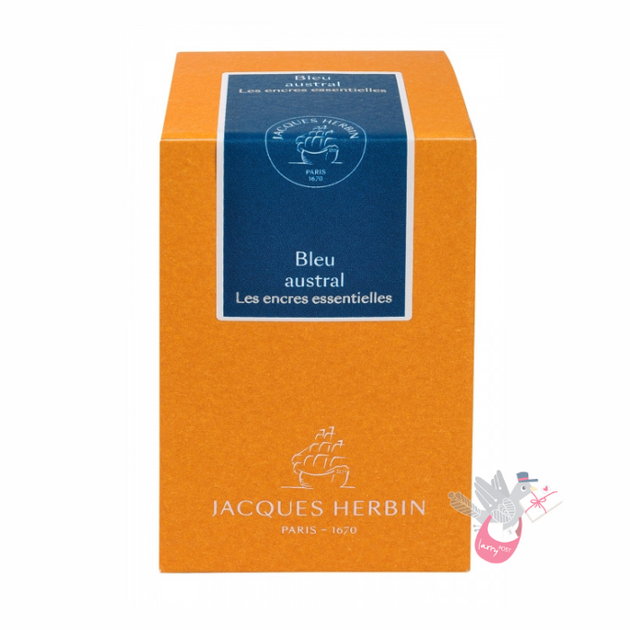 HERBIN Prestige - The Essentials - Fountain Pen Ink - 50mL - Bleu Austral (Southern Ocean)