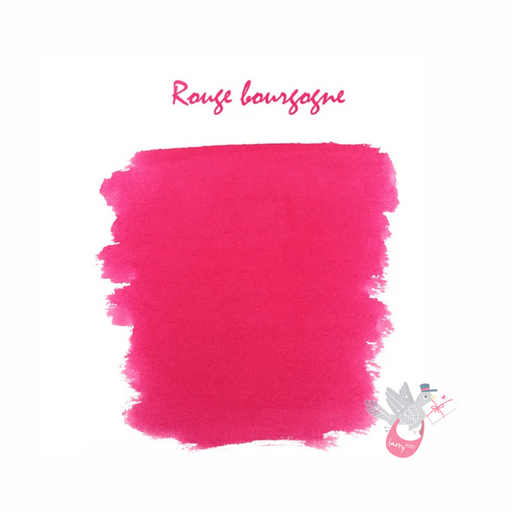 HERBIN "Jewel of Inks" Fountain Pen Ink - 30mL (with pen rest) - Rouge Bourgogne (Burgundy Red)