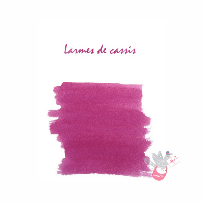 HERBIN "Jewel of Inks" Fountain Pen Ink - 30mL (with pen rest) - Larmes De Cassis (Blackcurrant)