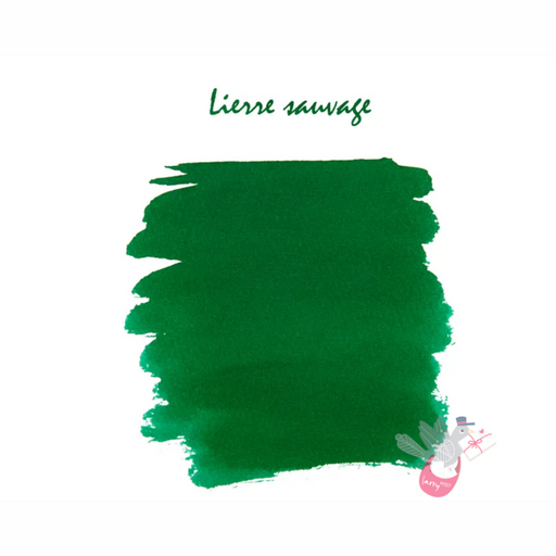 HERBIN "Jewel of Inks" Fountain Pen Ink - 30mL (with pen rest) - Lierre Sauvage (Wild Ivy)