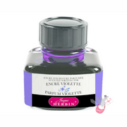 HERBIN Scented Fountain Pen Ink - 30mL (with pen rest) - Violet