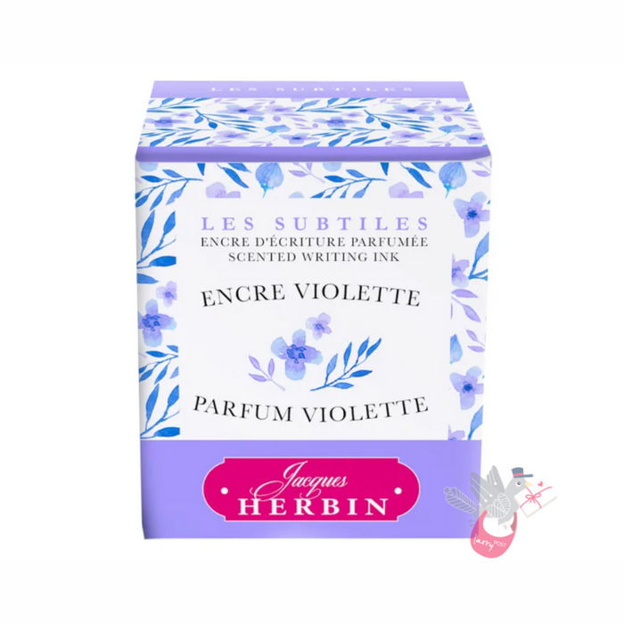 HERBIN Scented Fountain Pen Ink - 30mL (with pen rest) - Violet