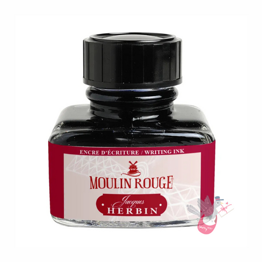 HERBIN "Jewel of Inks" Fountain Pen Ink - 30mL (with pen rest) - Bleu Azur (Azure Blue)