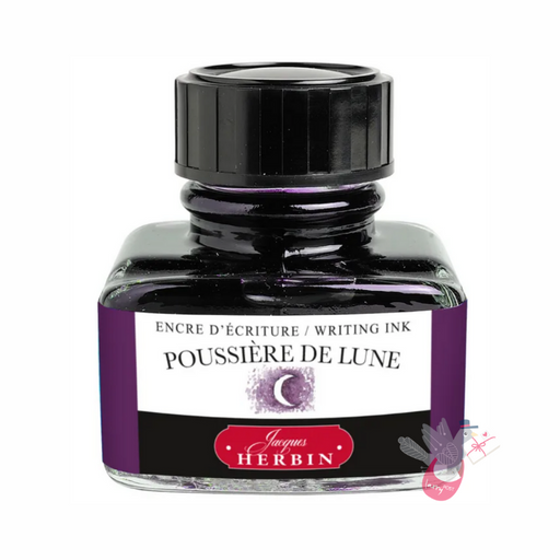 HERBIN "Jewel of Inks" Fountain Pen Ink - 30mL (with pen rest) - Poussiere De Lune (Moon Dust)