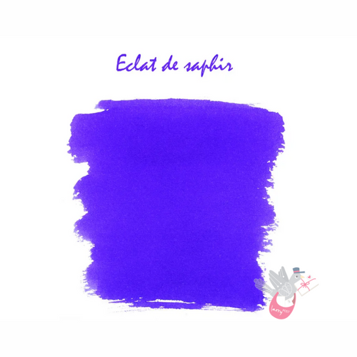 HERBIN "Jewel of Inks" Fountain Pen Ink - 30mL (with pen rest) - Saphir (Sapphire Blue)
