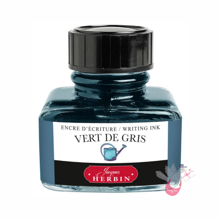 Buy HERBIN Fountain Pen Ink - 30mL (with pen rest) - Vert de Gris ...