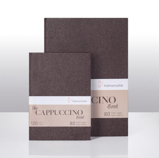 HAHNEMUHLE Cappuccino Book (120gsm) - A5 - Light Brown Paper