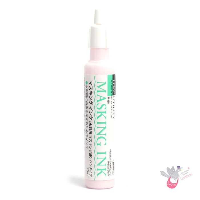 HOLBEIN Pink Masking Ink Pen - 25mL