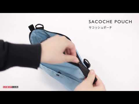 LIHIT LAB - Alclea Sacoche Carrying Pouch - A5 - Light Blue (includes shoulder strap)