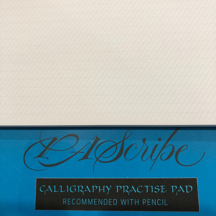 CLAIREFONTAINE "PA Scribe" Copperplate Calligraphy Pad (55 Degree & Horizontal Lined) - 60 Sheets - A4+