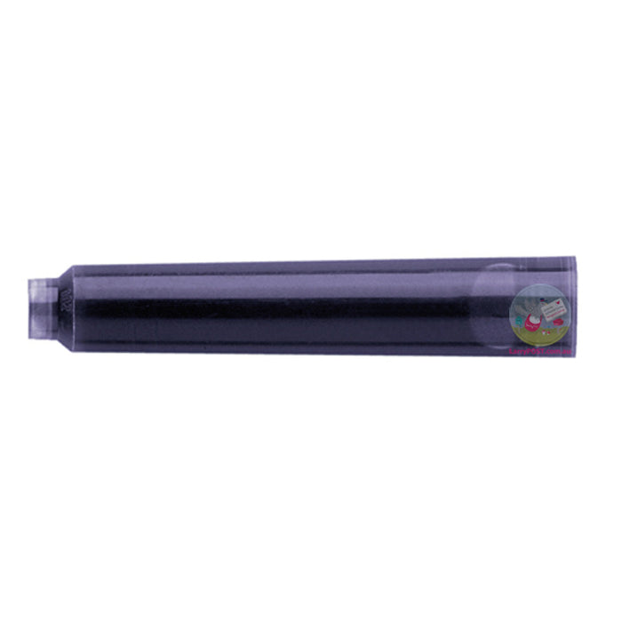 FABER-CASTELL Fountain Pen Ink Cartridge (38mm universal) - Pack 6 - Black