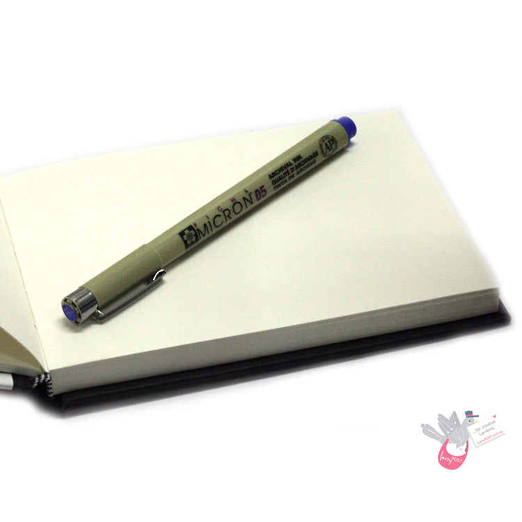 INSKRIBE Hard Cover Sketchbook - Medium Grain - 150gsm - Landscape Short A6 (153 x 110mm)