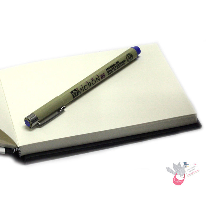 INSKRIBE Hard Cover Sketchbook - Medium Grain - 150gsm - Landscape Short A6 (153 x 110mm)